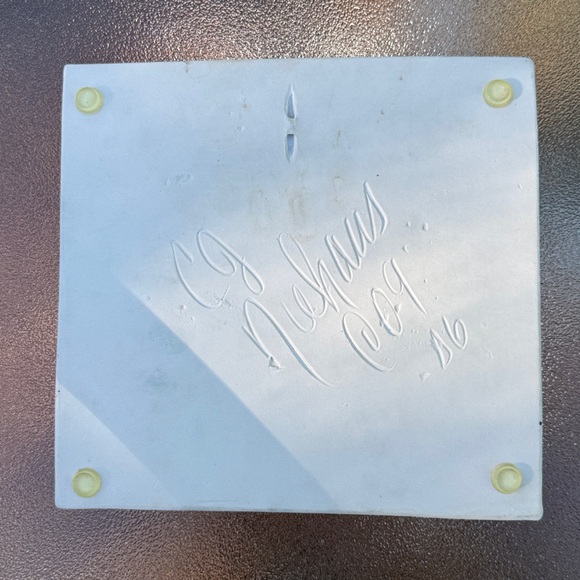 CJ Niehaus Art Colorful Celestial Ceramic Tile Plate - Picture 2 of 2